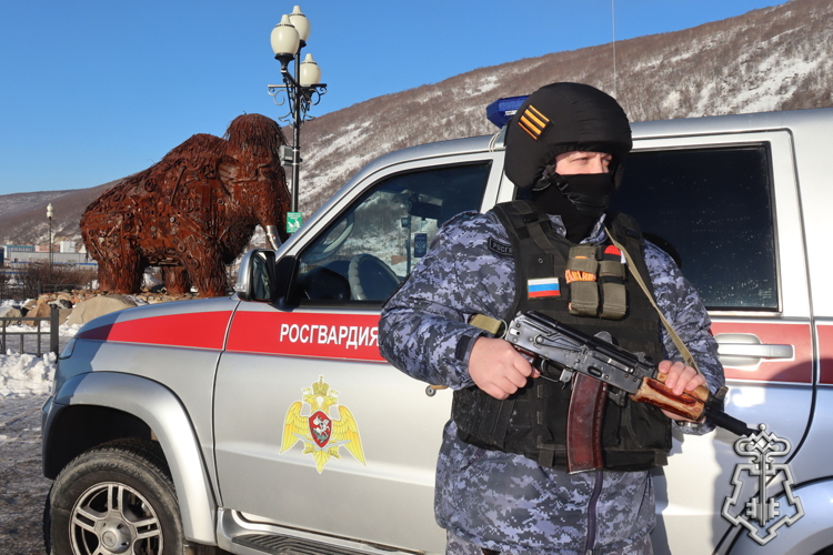В Магадане Росгвардия задержала посетителя бара за скандал и неоплаченный счёт 